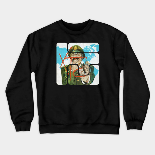 XTC - Generals & Majors Crewneck Sweatshirt by Timeless Chaos