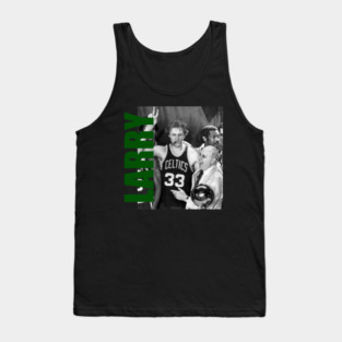 Larry Bird // Retro Aesthetic Fan Art // 80s Tank Top