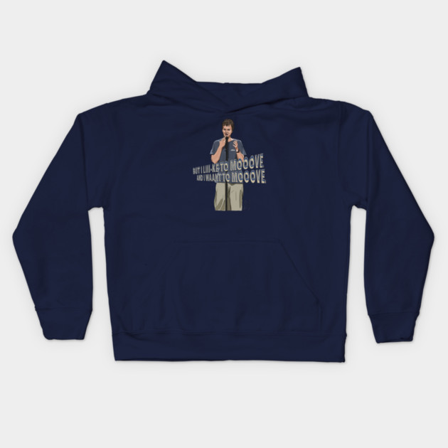 Dana Carvey: I like to MOVE Kids Hoodie by 51Deesigns