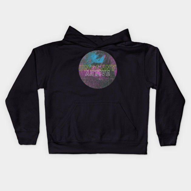 An Uncanny Valley Kids Hoodie by casualteesinc