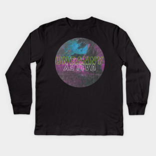 An Uncanny Valley Kids Long Sleeve T-Shirt