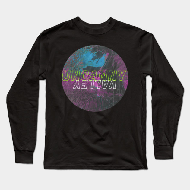 An Uncanny Valley Long Sleeve T-Shirt by casualteesinc