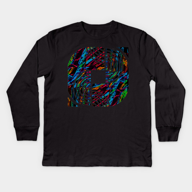 Abstraction 1960 Kids Long Sleeve T-Shirt by casualteesinc