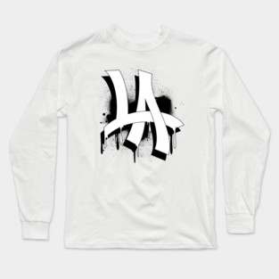 Los Angeles graffiti tag Long Sleeve T-Shirt
