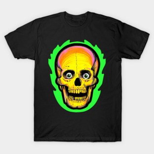 Vintage style Halloween Skull T-Shirt