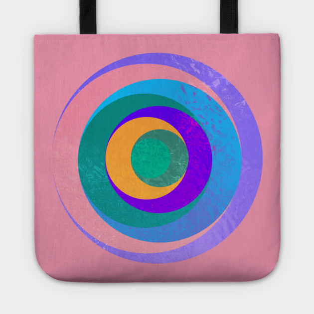 Aqua Orbital Rings Tote by casualteesinc