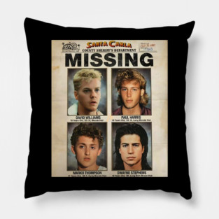The Lost Boys Missing Flyer Pillow
