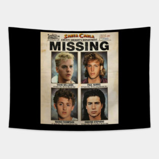 The Lost Boys Missing Flyer Tapestry