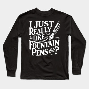 Inky Fingers, Happy Mind Long Sleeve T-Shirt