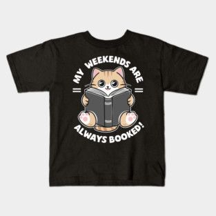 Kawaii Chinchilla Book Reader Funny Gift Kids T-Shirt