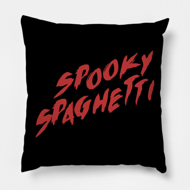 Spooky Spaghetti - PLL Pillow by Jim and Them