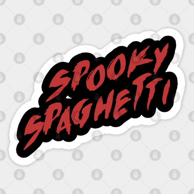 Spooky Spaghetti - PLL Sticker by Jim and Them
