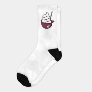 Ice Cream Helmet Socks