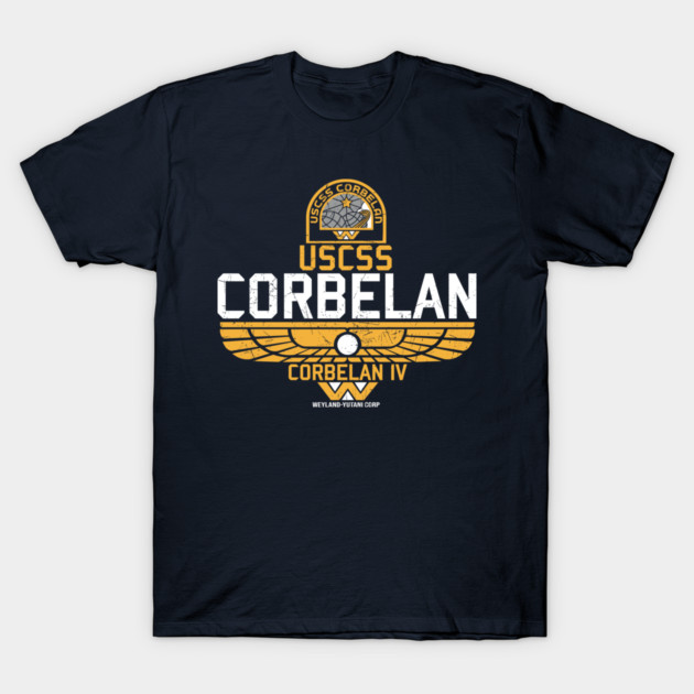 USCSS CORBELAN aged T-Shirt by carloj1956