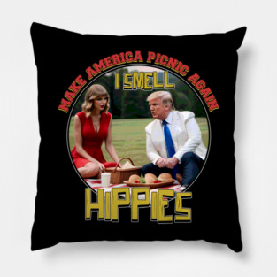 I Smell Hippies Pillow
