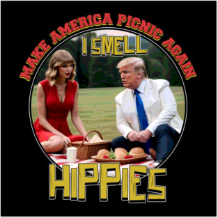 I Smell Hippies Posters and Art