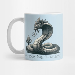 Elegant Naga Panchami Cobra Mug