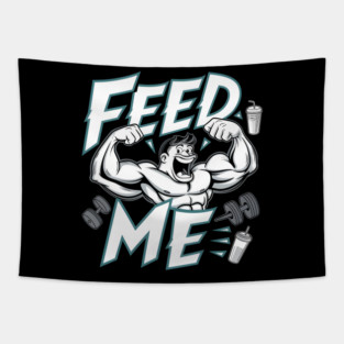 “Feed Me” Muscle Tapestry
