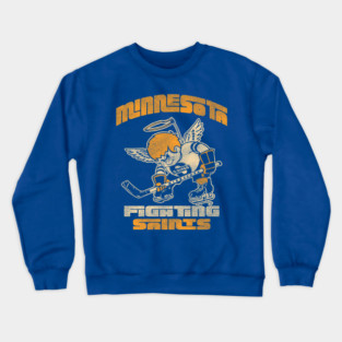 Minnesota Fighting Saints Hockey Team Worn Crewneck Sweatshirt