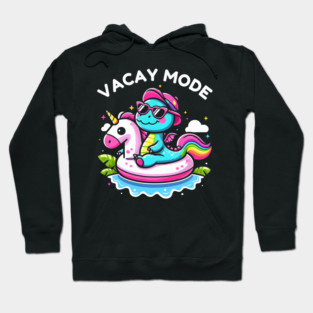 Sunny Day Unicorn Pool Party Hoodie