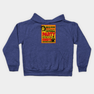 Delta House Flyer from Animal House Lts Kids Hoodie
