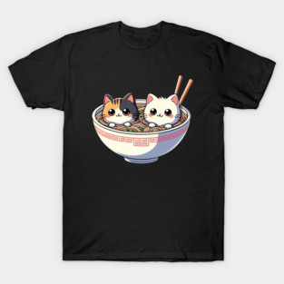 Ramen And Cats T-Shirt