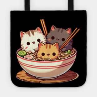 Ramen And Cats Tote