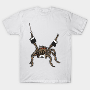 musical conductor jumping spider T-Shirt