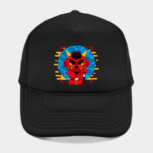 Red Oni Kawaii Hat
