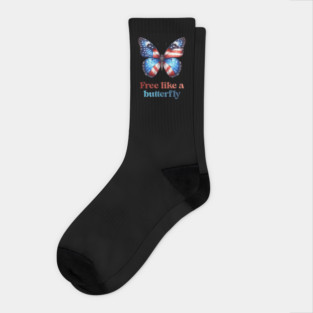 Free Like A Butterfly Socks