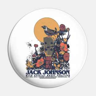Jack Johnson jack bird Pin