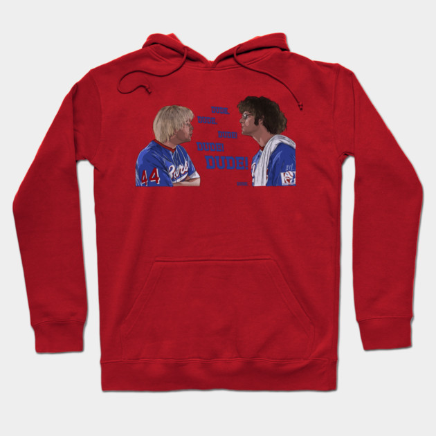 BASEketball: Dude Hoodie by 51Deesigns