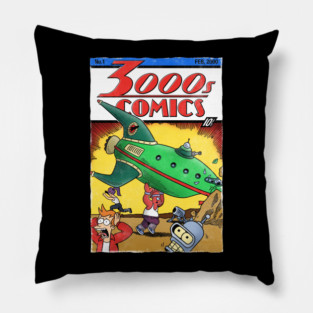 3000s Comics Pillow