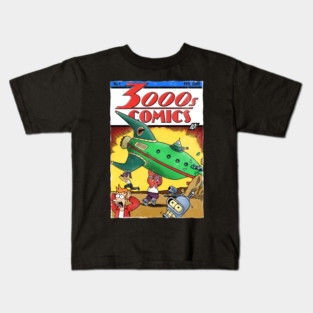 3000s Comics Kids T-Shirt