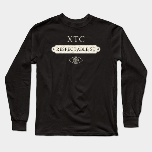 XTC - Respectable Street Long Sleeve T-Shirt by Timeless Chaos