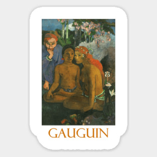 Barbarous Tales (1902) by Paul Gauguin Sticker