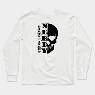 Skull with Words Long Sleeve T-Shirt