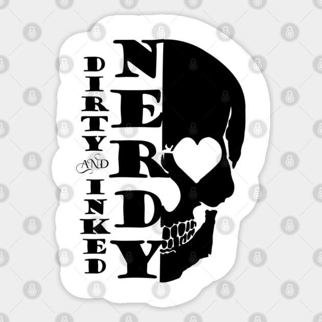 Skull with Words Sticker by DickinsonDesign