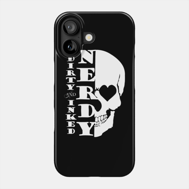 Skull and Words Phone Case by DickinsonDesign