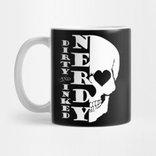 Skull and Words Mug