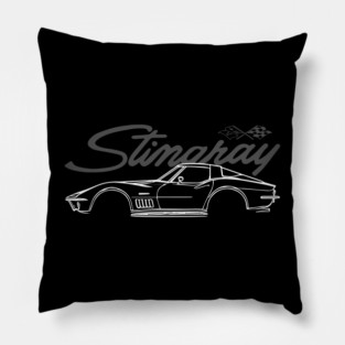 1969 Corvette Stingray Pillow