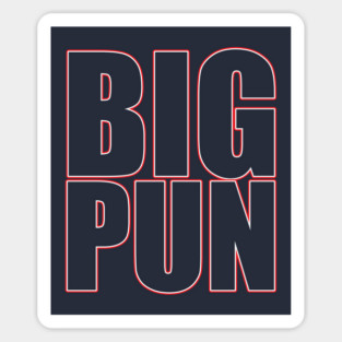 BIG PUN Hip Hop 90s Fan Art Sticker