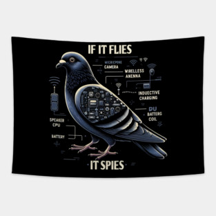 If It Flies It Spies Tapestry