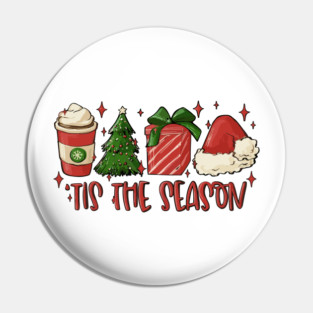 Tis The Season Christmas Tree Cakes Pin