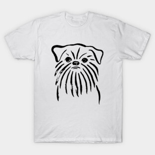 Brussels Griffon (Black and White) T-Shirt