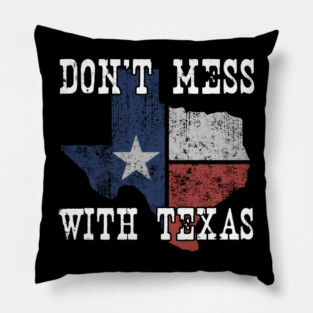 Don't Mess With Vintage Texas Pillow