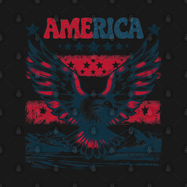 Eagle American Patriotic by JessArty