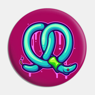 Pretzel Worm Pin