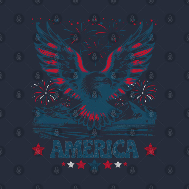 Eagle American Patriotic Fireworks by JessArty