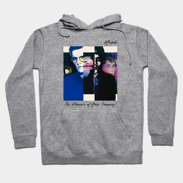 Models Band - The Pleasure Of Your Company Hoodie by Timeless Chaos